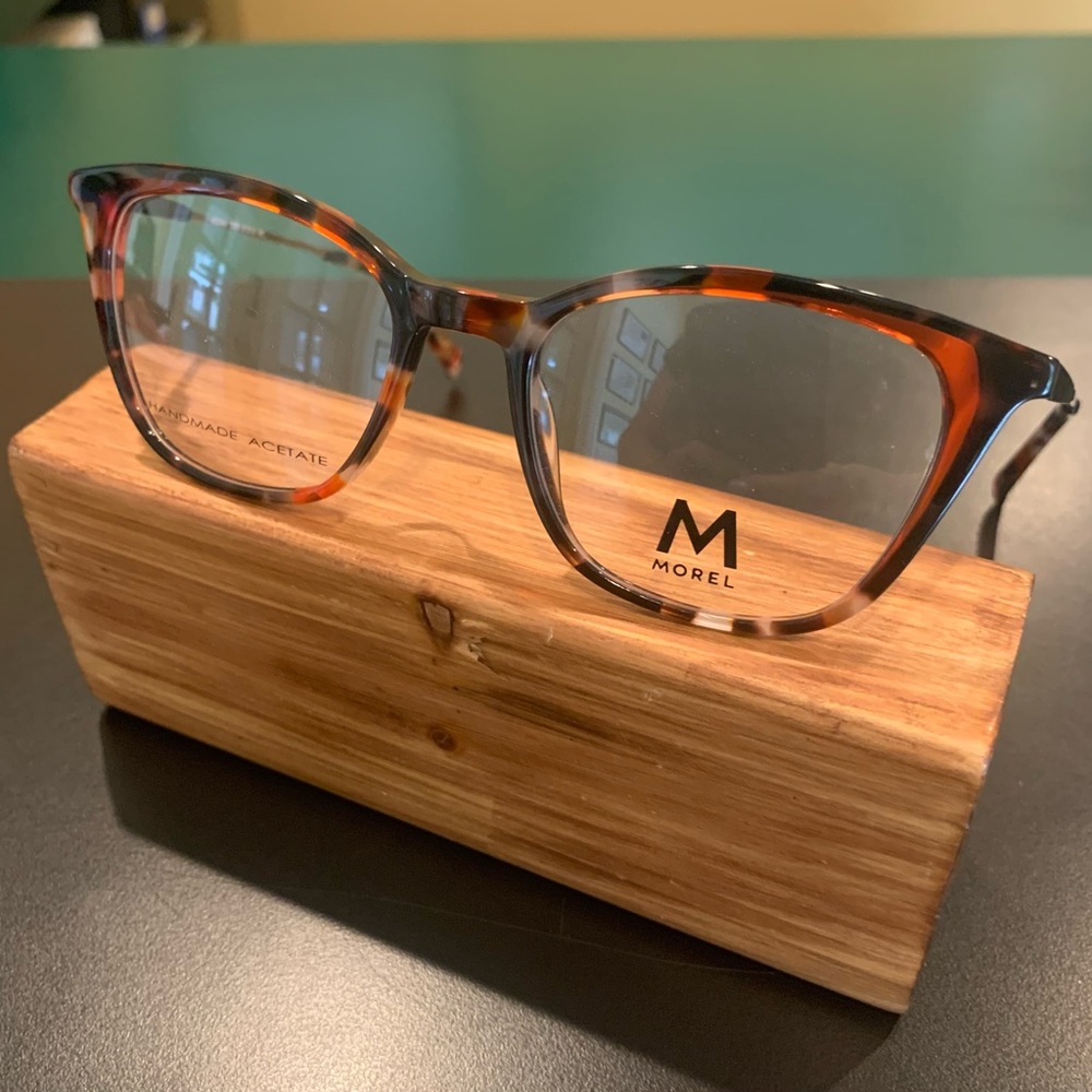 Morel Tortoiseshell Acetate Eyeglasses - Brown/Black